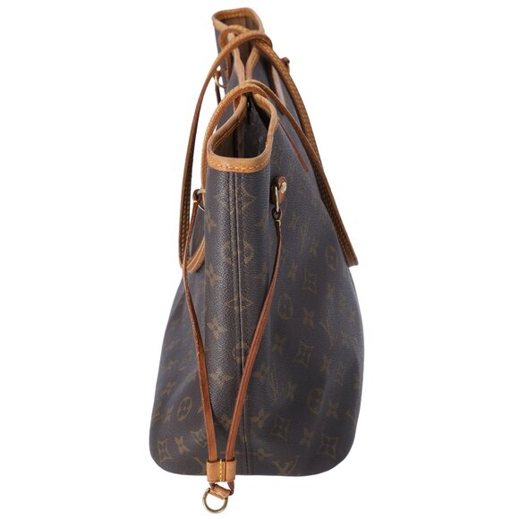 Louis Vuitton Neverfull MM Monogram Tote Bag M40156 Brown Canvas - Picture 3 of 11